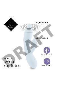 Нежно-голубой вибратор-кролик Lea Rabbit Vibrator - 20,2 см.