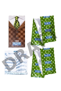 Презервативы VIZIT Dotted Точечные 12 шт, латекс, 18 см