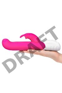 Вибромассажер стимулирующий G-точку Come hither G-Spot Rabbit розового цвета
