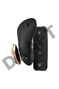 Вибромассажер Satisfyer LITTLE SECRET, силикон, чёрный, 8 см