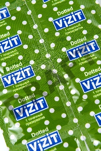 Презервативы VIZIT Dotted Точечные 12 шт, латекс, 18 см
