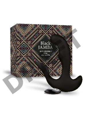 Универсальный анальный массажер Black Jamba Anal Vibrator - 12 см.