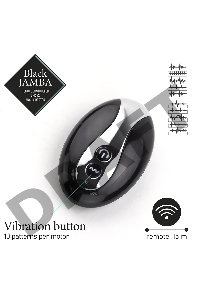 Универсальный анальный массажер Black Jamba Anal Vibrator - 12 см.