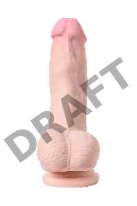 Реалистичный фаллоимитатор на присоске TOYFA RealStick Elite, TPR, телесный, 19 см