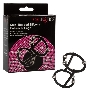 Черная клетка на пенис с бусинами Steel Beaded Silicone Enhancer Cage