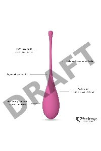 Набор из 6 розовых вагинальных шариков FemmeFit Pelvic Muscle Training Set