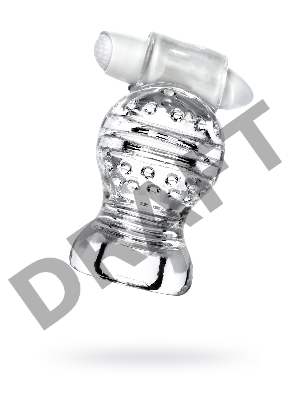 Мастурбатор нереалистичный Lingam by TOYFA  Shakti, TPE, прозрачный, 9 см