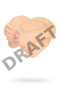 Мастурбатор реалистичный TOYFA Juicy Pussy Nicole с вибрацией , вагина и анус, TPR, телесный, 19 см